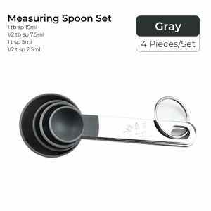 4pc gray spoon