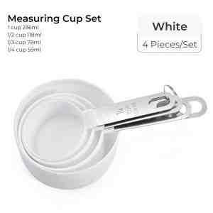 4pc white cup