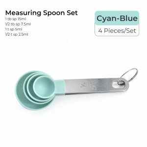 4pc green spoon